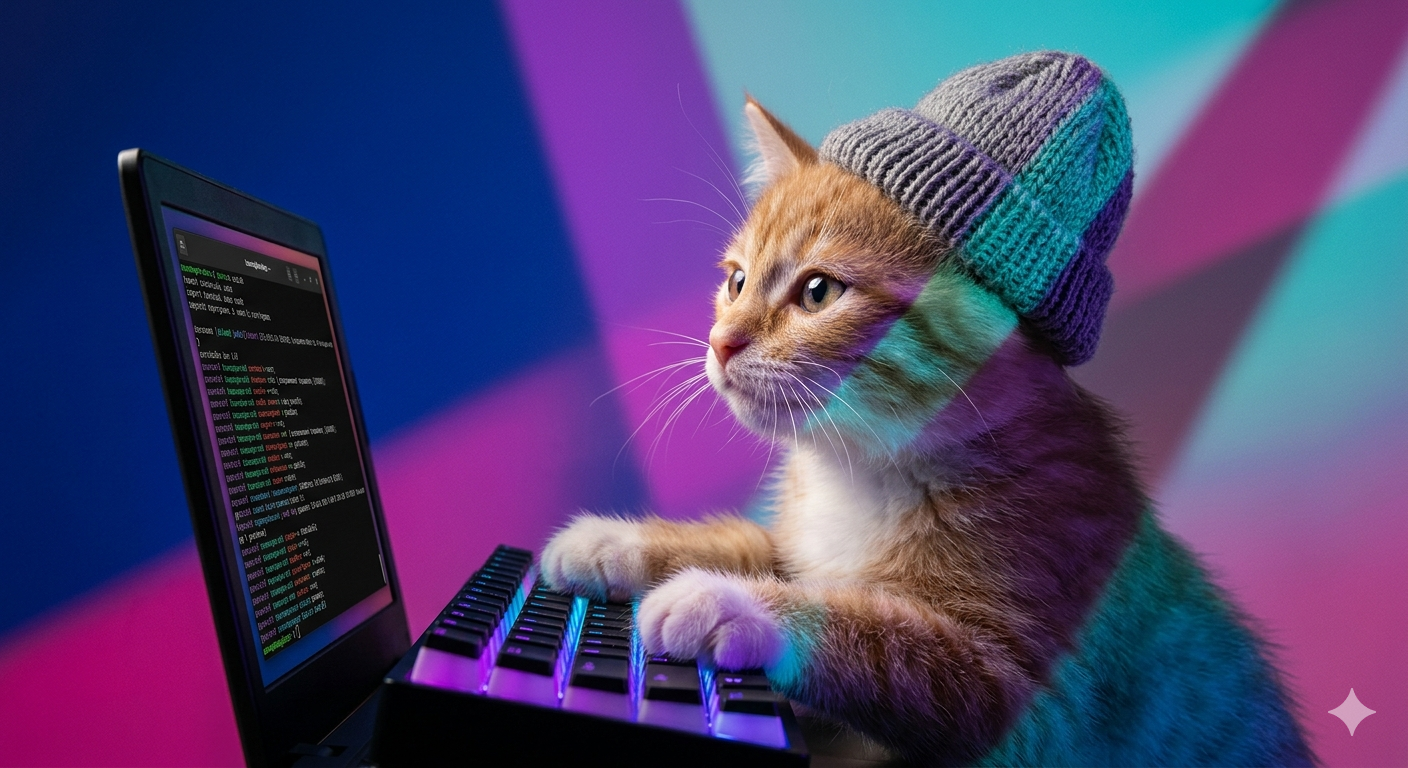 Котик в мягком освещении